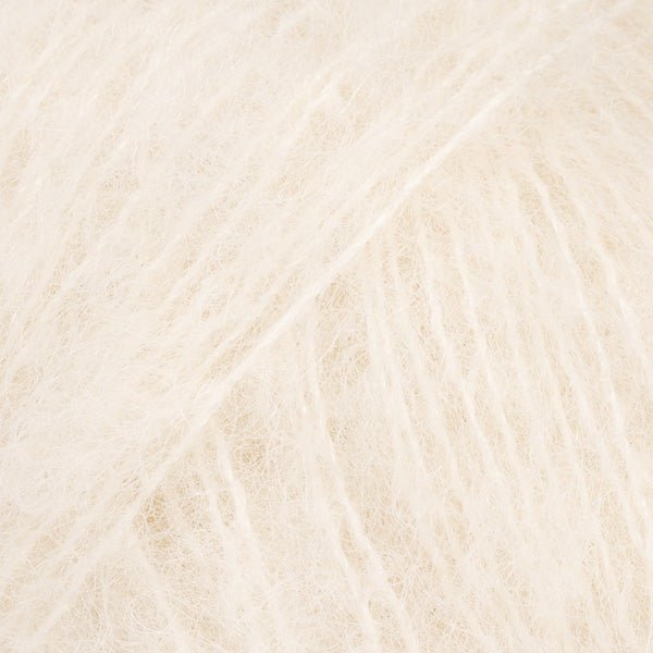 Drops Alpaka, Brushed-Alpaka-Silk, Alpakawolle zum Stricken und Häkeln, Farbe natur 01, Qualitätswolle, online günstig kaufen