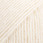 Drops Alpaca, Alpacawolle in Naturweiß-weiches Garn aus Alpaka für Strick und Häkelprojekte. Weich und leicht. Farbe 100