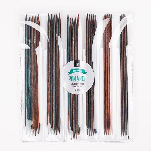Nadelspiel-Set aus Birkenholz – 20 cm