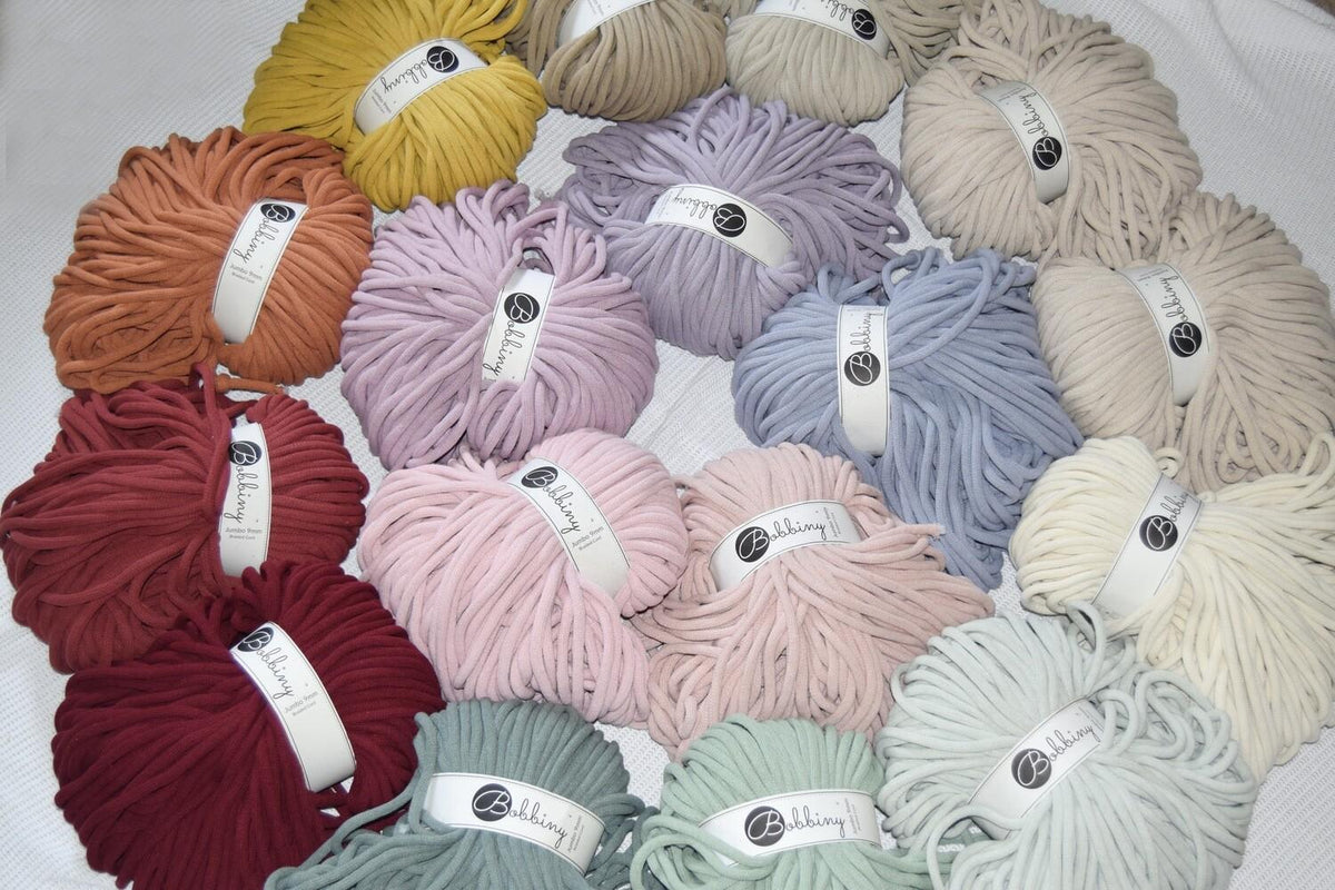 Bobbiny Jumbo Soft  Makramee-und Baumwollgarne 8 mm