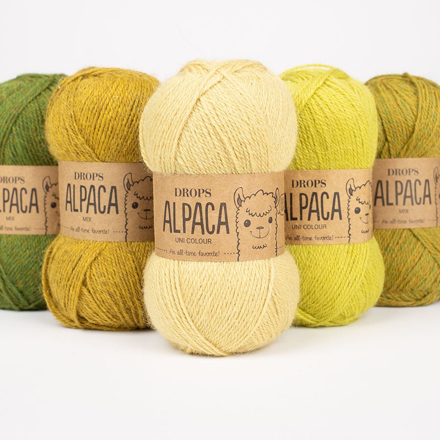DROPS Alpaca Garn in verschiedenen Farben, Qualitätswolle, leichte und warme Wolle  ideal für  kreative Handarbeit